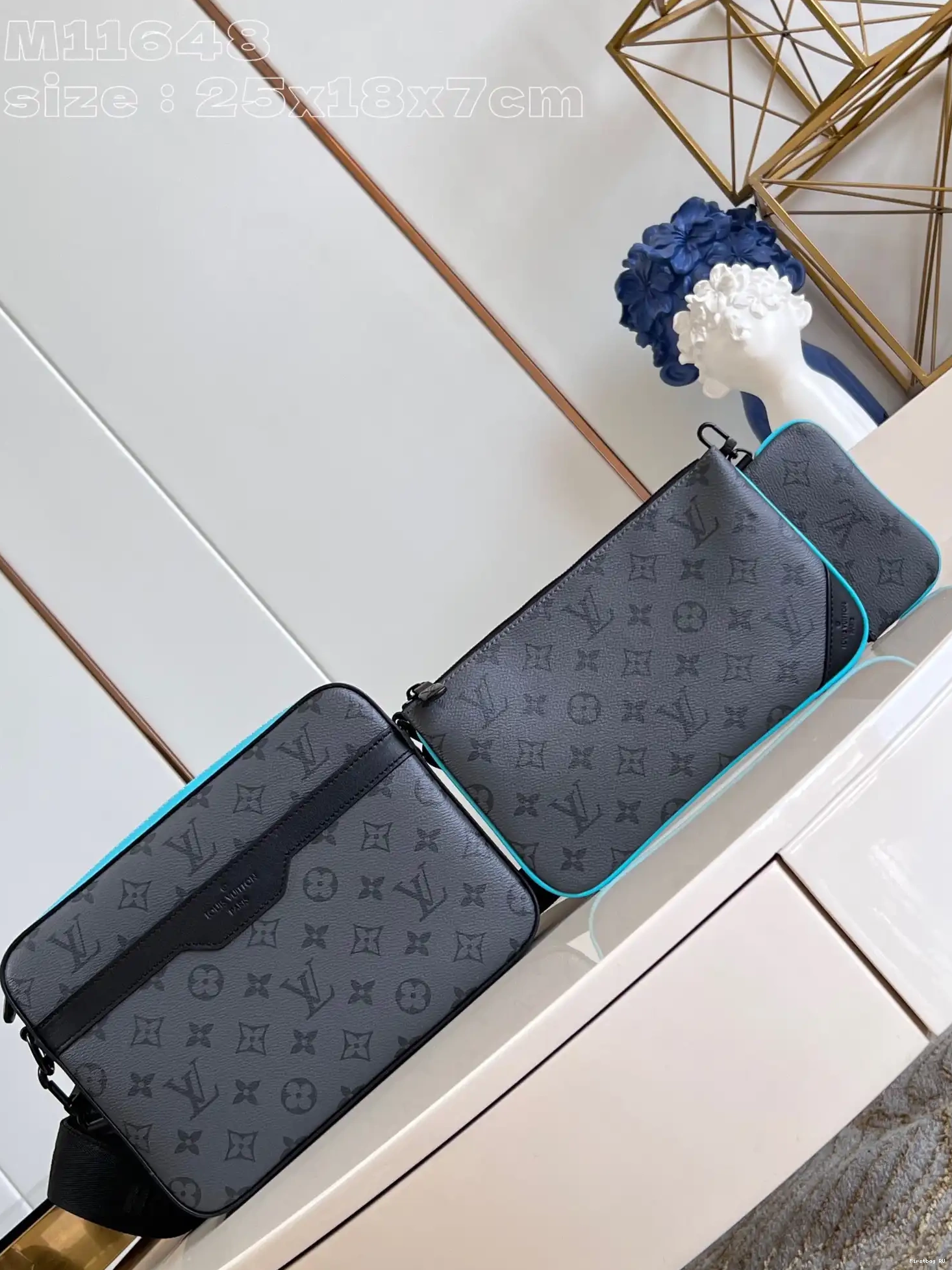 TRIO LOUIS VUITTON MESSENGER 0620